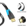 5m HDMI 2.0 Kabel Flach von JAMEGA | High-Speed 4K U-HD Produktbild-Vorschau 5