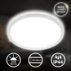Plafonnier LED ultrafin salle de bain 420mm rond 22W 2900lm Voir les images du produit 2