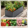 Metall Hochbeet Blumfeldt Gartenbeet aus verzinktem Stahl Produktbild-Vorschau 3