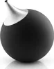A black liquid soap dispenser with a silver nozzle is shown against a white background. Produktbild-Vorschau