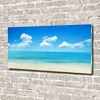 Großes Foto Bild auf gehärtetem Glas Druck Paradies Strand Produktbild-Vorschau 2