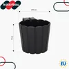 KOTARBAU® Závesný kvetináč Plastový kvetináč ⌀ 15 cm V: 13 Náhľad obrázku produktu 3