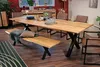 Baumkantentisch Akazie mit schwarzen Resin-Adern Produktbild-Vorschau 8