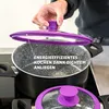Skleněná poklice se silikonovým okrajem pro hrnce a pánve o Náhled obrázku produktu 5