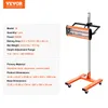 Infračervená vytvrzovací lampa VEVOR, 1500 W, nastavení Náhled obrázku produktu 7