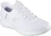 A white Skechers sneaker is shown from the side against a white background. Produktbild-Vorschau