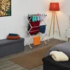 Stendibiancheria pieghevole Relaxdays, 11 aste, 6 ripiani, Anteprima dell’immagine prodotto 2