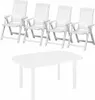 PROGARDEN Tampa+Faro SET 5tlg. weiß kunststoff N01349 Produktbild-Vorschau 1