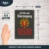 Blechschild AstraDesign 20x30 cm „Aus Überzeugung Ossi“ – Produktbild-Vorschau 3