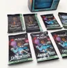 Several Magic: The Gathering booster packs are arranged on a white surface, with a small box in the background. Produktbild-Vorschau