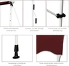 Collage of close-up images showing different features of a red awning. Anteprima dell’immagine prodotto