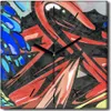 Coloray Uhr auf Leinwand 30x30 cm Wand Uhr Dekoration Produktbild-Vorschau 1