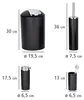 WENKO 4-teiliges Bad Accessoire Set 'Calvo' Produktbild-Vorschau 12
