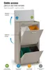 CUBEK - Mülleimer / Abfalleimer Mülltrennsystem 80L - Produktbild-Vorschau 3