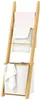 HOMCOM Badplank, 2-in-1 badkamerplank met 3 stangen en een Productafbeelding-voorbeeld 1