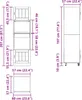 vidaXL Backofenschrank PORTO Schwarz Eichen-Optik 60 x 57 x Produktbild-Vorschau 8