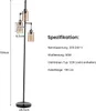 Lampa podłogowa COSTWAY 164 cm z 3 wiszącymi kloszami z Podgląd zdjęcia produktu 3