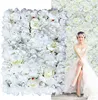 6X Blumenwand Kunstblumen Rosenwand Weiß Künstliche Blumen Produktbild-Vorschau 2
