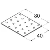 DMX - Lochplatte Winkelverbinder Holzverbinder - PP Produktbild-Vorschau 2