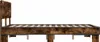 vidaXL Rám postele z kouřového dubu 140x190 cm Materiál na Náhled obrázku produktu 5