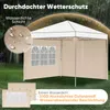 Sekey 2 Seitenteile für 3x3 /3x6m/3x9m pavillon mit Produktbild-Vorschau 4