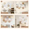 Panneau mural en feutre, lot de 12, plaques hexagonales Voir les images du produit 7