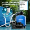 MONZANA Pompe filtre à sable 13.2 m³ préfiltre 25kg verre Voir les images du produit 3