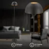 Stehlampe Stehleuchte Standleuchte Wohnzimmer Kabelschalter Produktbild-Vorschau 2
