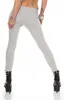 Damen Jeggings Hüfthose  Grau Meliert XL/42 Produktbild-Vorschau 3
