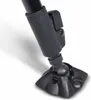 A close-up view of the base of a black chair leg, showing the adjustable foot and mounting bracket. Produktbild-Vorschau