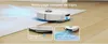 A white robot vacuum cleaner on a rug, with close-up insets highlighting its features like mop lifting and ultrasonic carpet detection. Voir les images du produit