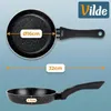 Product image showing a frying pan with dimensions indicated. Náhľad obrázku produktu