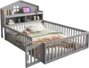 OKWISH Lit Enfant 140x200 cm - Lit Avec Rangement Et Voir les images du produit 11