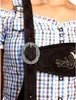 Steigenhöfer Traditionelle Lederhose für Damen mit Trägern Produktbild-Vorschau 4