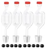 4-teiliges Gärspund-Set, transparente Kunststoffgärspund Produktbild-Vorschau 1