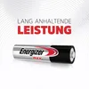 A single Energizer Max AAA battery is shown in the center of the image, with promotional text above it. Anteprima dell’immagine prodotto