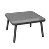 A gray coffee table with four legs, shown from a slightly elevated angle against a white background. Produktbild-Vorschau