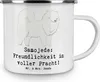 Mr. & Mrs. Panda Emaille Tasse Samojede Freundlichkeit - Produktbild-Vorschau 3