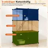 Großer 3-stöckiger Katzenkäfig mit Spielbereich, 74 x 47 x Produktbild-Vorschau 4