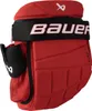 A close-up view of a red and black hockey glove backpack. Produktbild-Vorschau