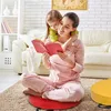 COSTWAY 6er Set Kinder Stuhlkissen Rund mit Griff & Produktbild-Vorschau 2