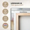 MuchoWow® - Leinwandbilder - Rot - Abstrakt - Gold - Produktbild-Vorschau 3