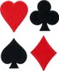 Kartenspiel Patches Aufnäher 4Stk Set Produktbild-Vorschau 1