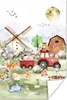 MuchoWow® Poster Bauernhof - Traktor - Kinder - Tiere Produktbild-Vorschau 1