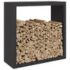 vidaXL Stojan na palivové dřevo černý 100x40x100 cm ocelový Náhled obrázku produktu 3