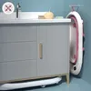 Faltbare Babywanne mit Thermometer, Altrosa Produktbild-Vorschau 6