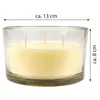 Vonná sviečka Pina Colada Creme Ø13 cm – edícia Cocktail, Náhľad obrázku produktu 2