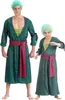 One Piece Kostüm Pirat Lorenor Zoro für Herren Gr. S-L Anime Manga Fasching Karneval Mottoparty Filmheld Familienkostüm Paar- und Gruppenkostüm Cosplay Anteprima dell’immagine prodotto