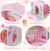 Puppenhaus Holz, 3-stöckiges & Großes Dollhouse mit 5 Produktbild-Vorschau 3