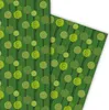 Schönes Geschenkpapier mit kleinem Laub Wald in grün - Produktbild-Vorschau 1